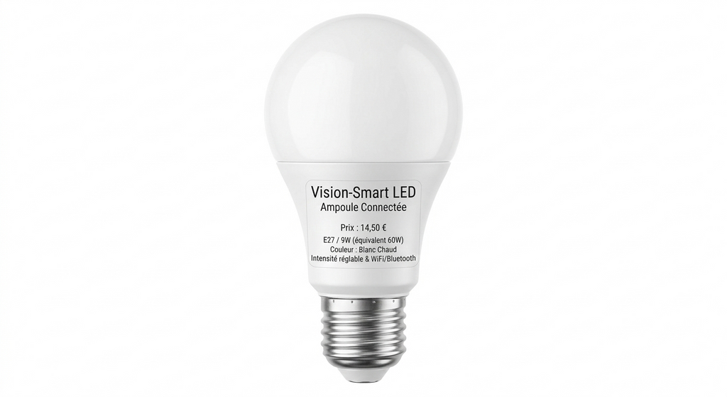 Vision-Smart LED - Ampoule Connectée (optimisation classique)