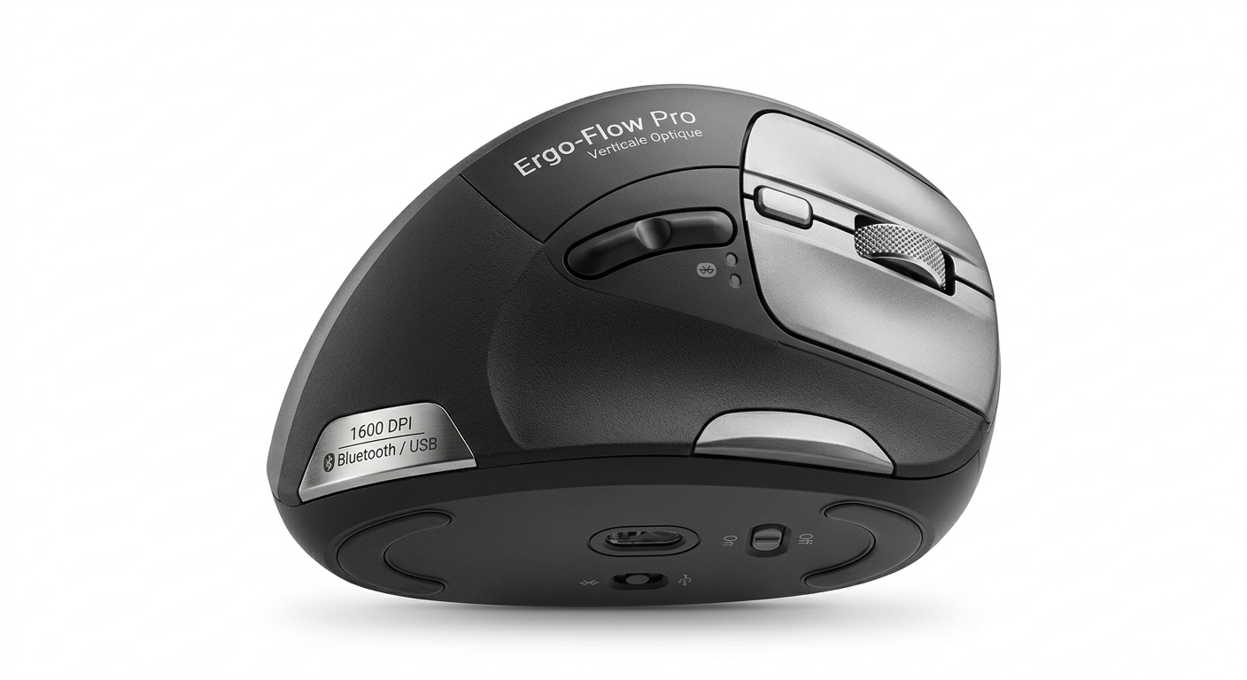 Ergo-Flow Pro - Souris Ergonomique (avant optimisation)