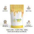 Fleurs de CBD Trim Green 100G Woobee - Produit premium détente bien-être qualité
